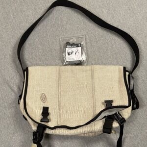 Timbuk2 Messenger Bag Medium Textured Tweed‎ Hand Herringbone Shoulder Strap USA